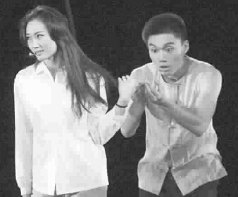 《中国梦》剧照 本报记者 胡晓芒 摄